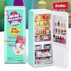 ZURU Mini Brands Fill The Fridge Playset With UV Light Collectibles DIY Resin Play Toy For Children
