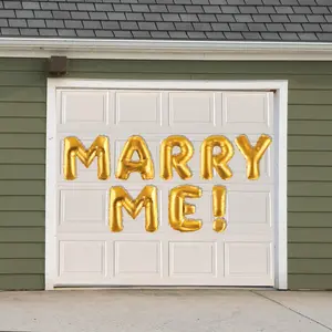 Jumbo "Marry Me" Garage Door Magnet - Large, Waterproof, UV-Safe Home Decor Sign, Bold Lettering Home Supplies Accessory for Decorating, Magical Accent