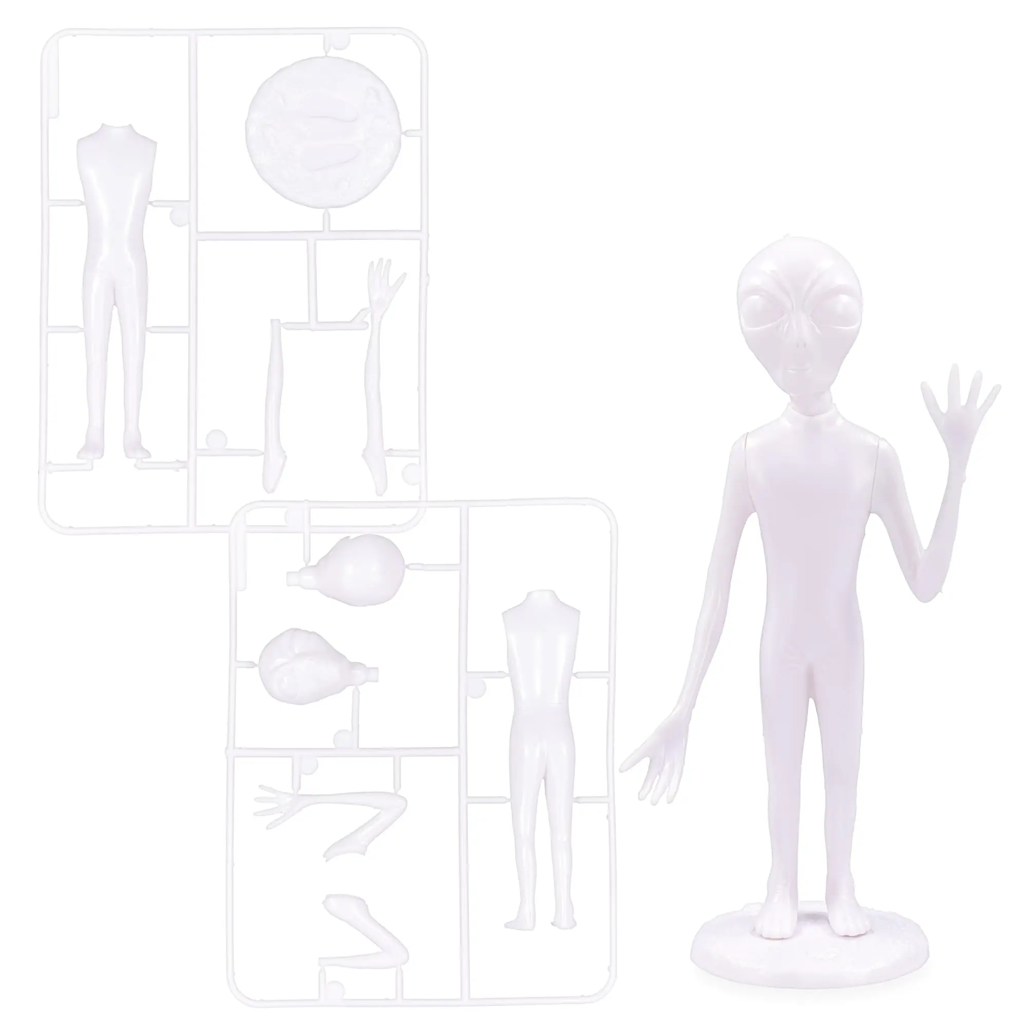 Alien Rosewell 7 Inch Unassembled Plastic Model Kit
