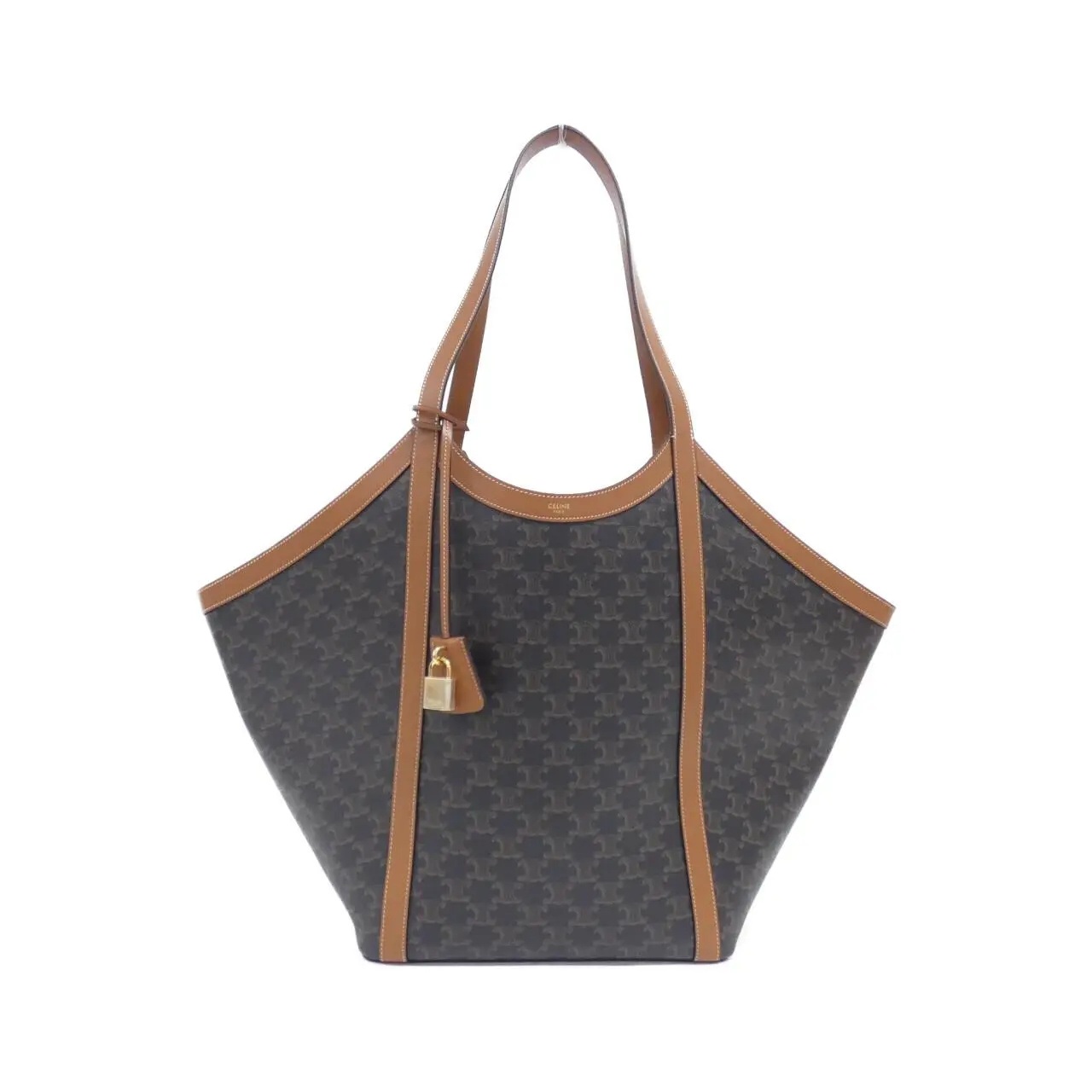 Pre-owned Celine Canvas Tote Bags Cabas Tr Triomphe Tote Bag
