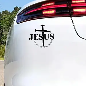 1PC Suitable for car side mirrors/phone cases—this slogan element + cursive shape adds understated gentle charm, making items feel delicately positive. Sticker for cars Decal for cars