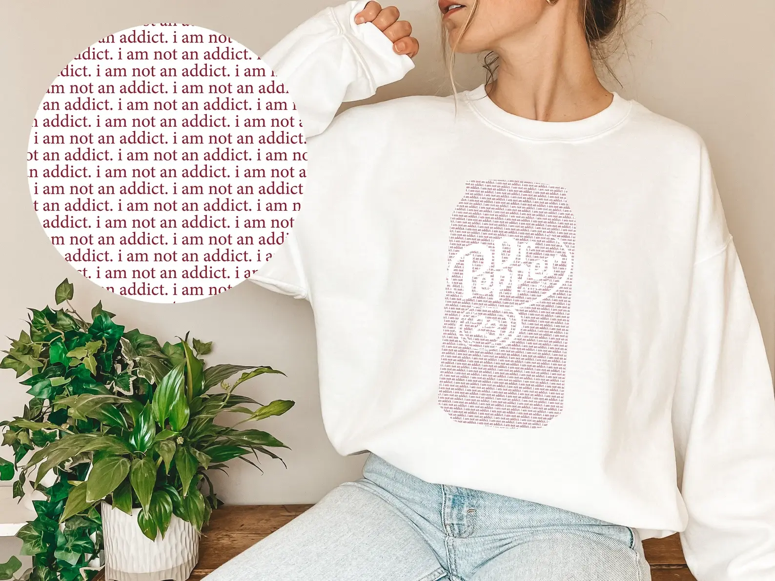 Dr Pepper "I Am Not an Addict" Crewneck | Dr Pepper Sweatshirt | Dr Pepper Gift | Unisex Heavy Blend Crewneck Sweatshirt