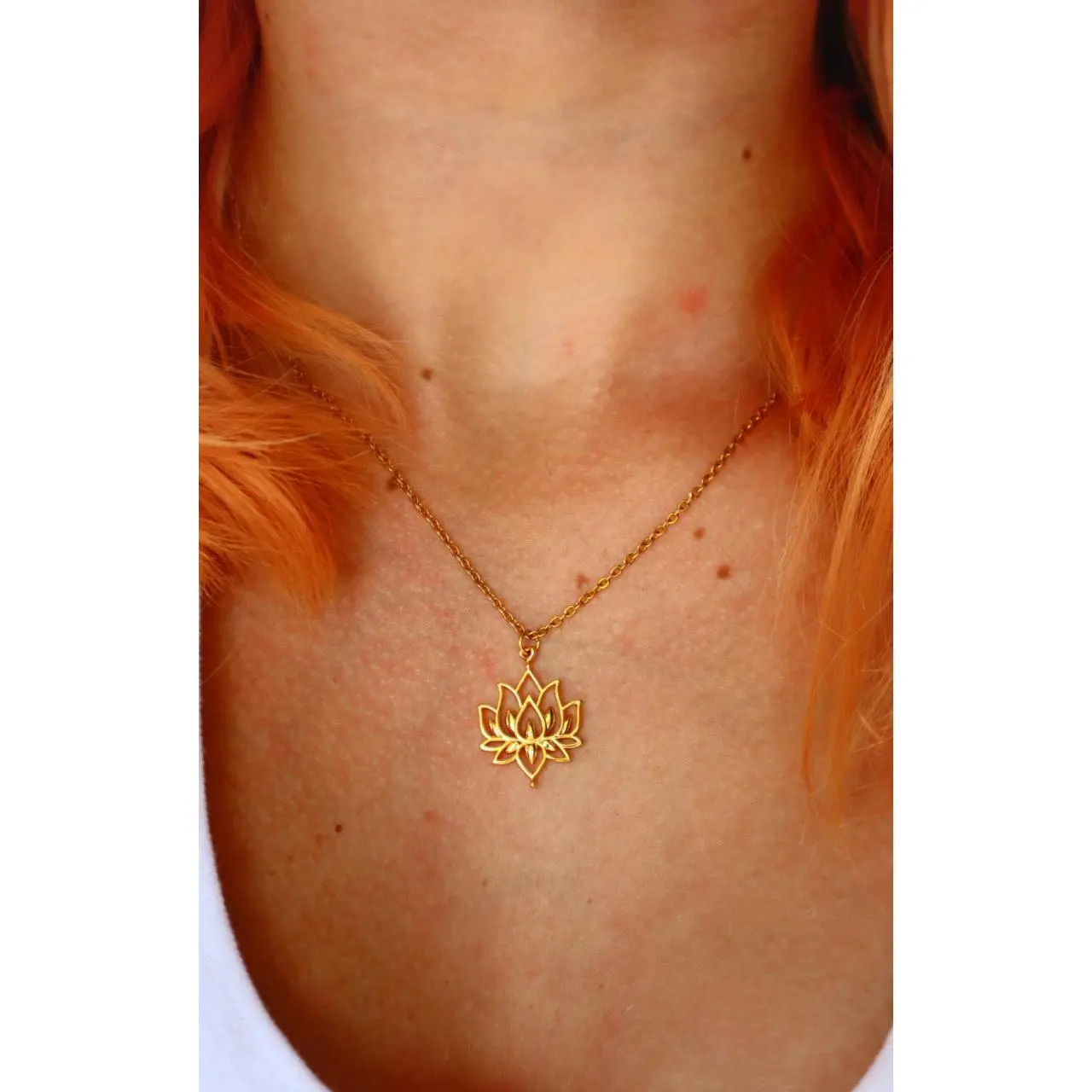 Lotus Necklace - Elegant and Symbolic Pendant for Women