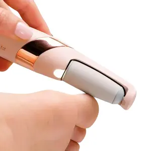 Rechargeable Electric Foot Callus Remover, 2 Adjustable Levels Foot File with Washable Grinding Head & Light, Cordless Nail File, Professional Pedicure Tool for Daily Use, Body Care Products, Foot Dead Skin Remover, Foot Callus Remover, DIY Manicure