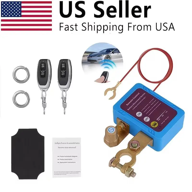 12V 240A Remote Control Battery Cut Off Switch Automatic Circuit Breaker for Car Truck Boat