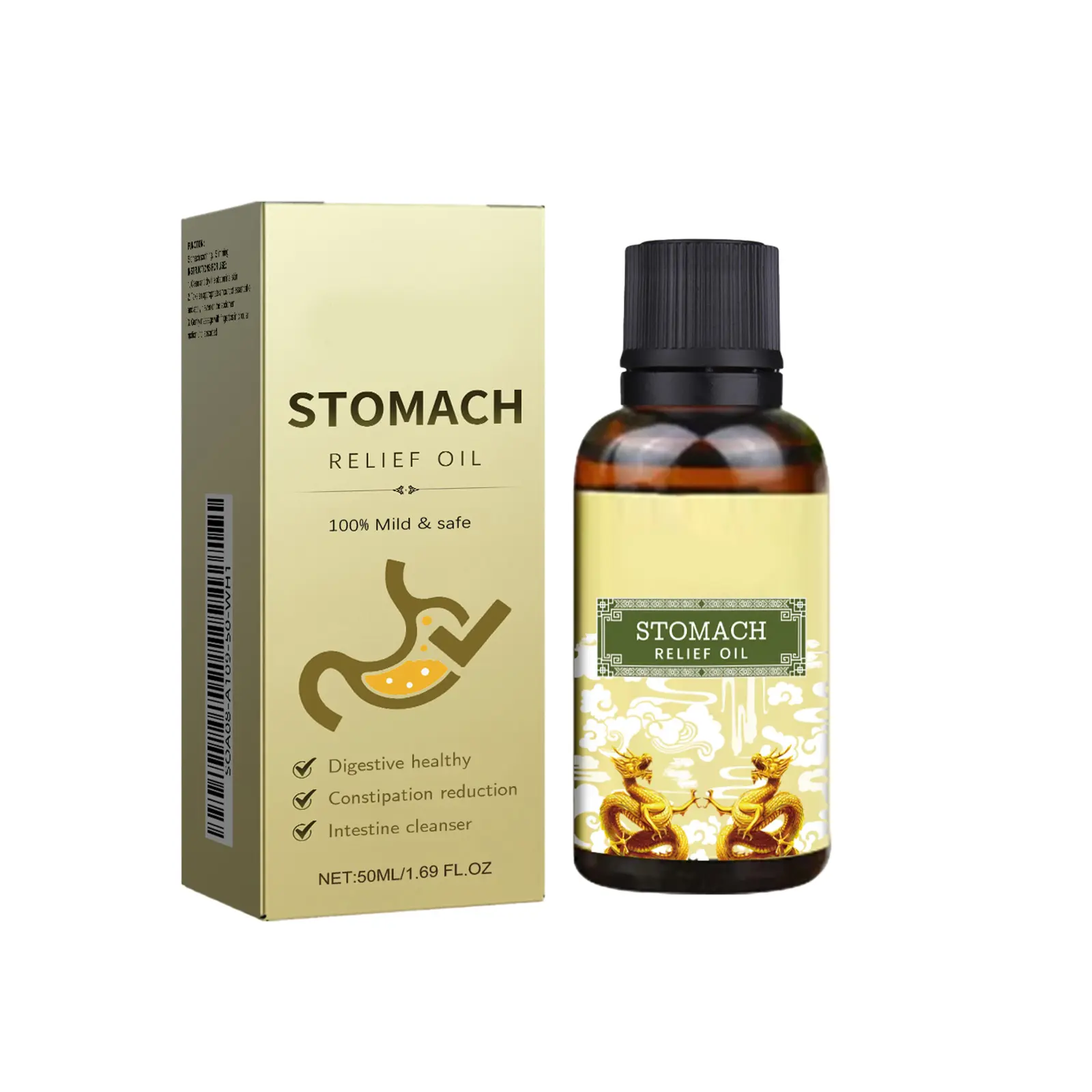 Olive Oil Gastrointestinal Support Serum - Boosts Immune, Digestive & Intestinal Health, Relieves Constipation, Diarrhea, Gas, Bloating - For Men & Women - 1.69 fl.oz