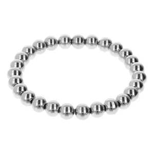Steel by Design Polished 8mm Bead Stretch  Bracelet