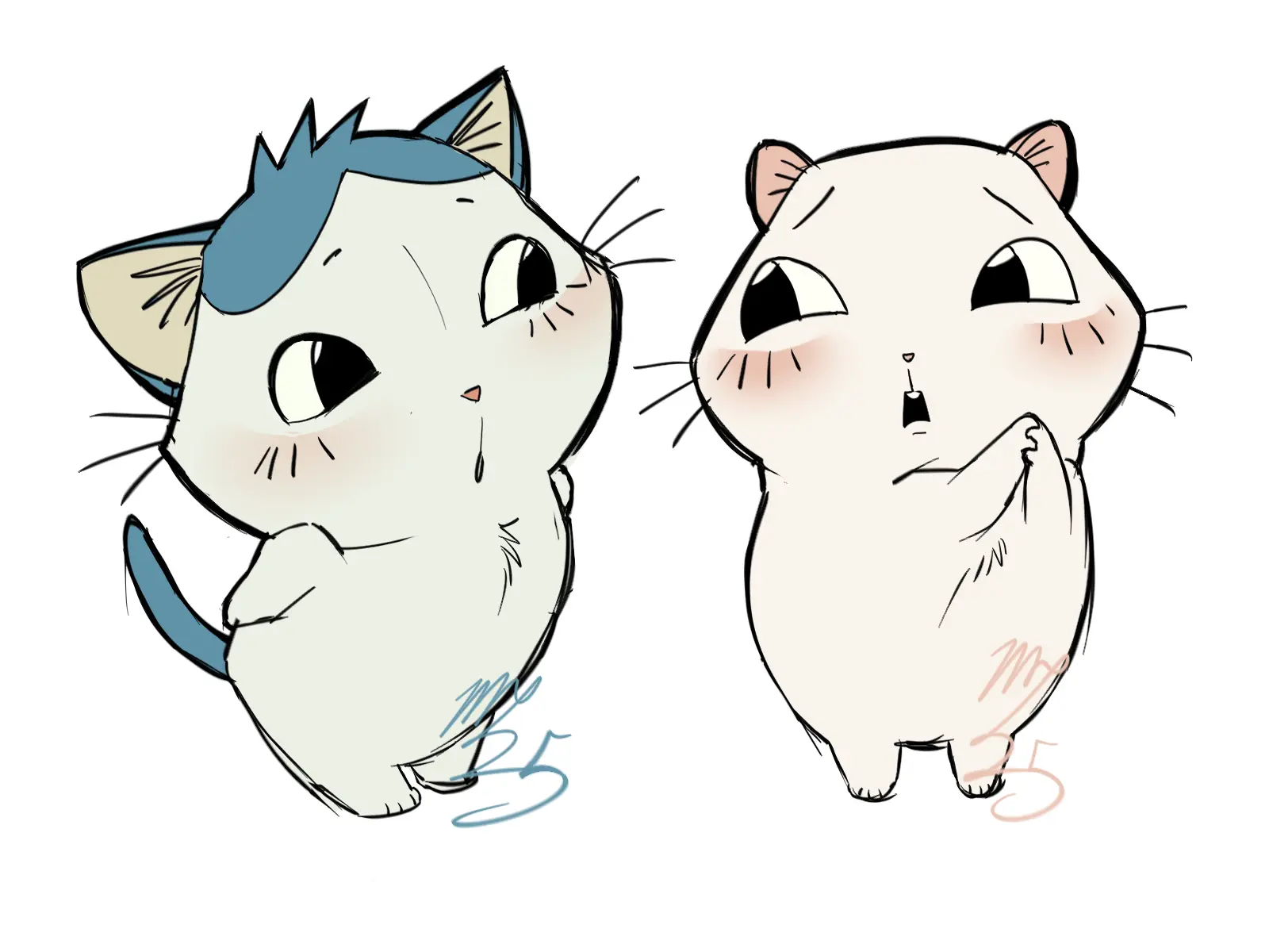 MXRAGE'S CHIIKAWA STICKERS - HACHIWARE+CHIIKAWA DUO