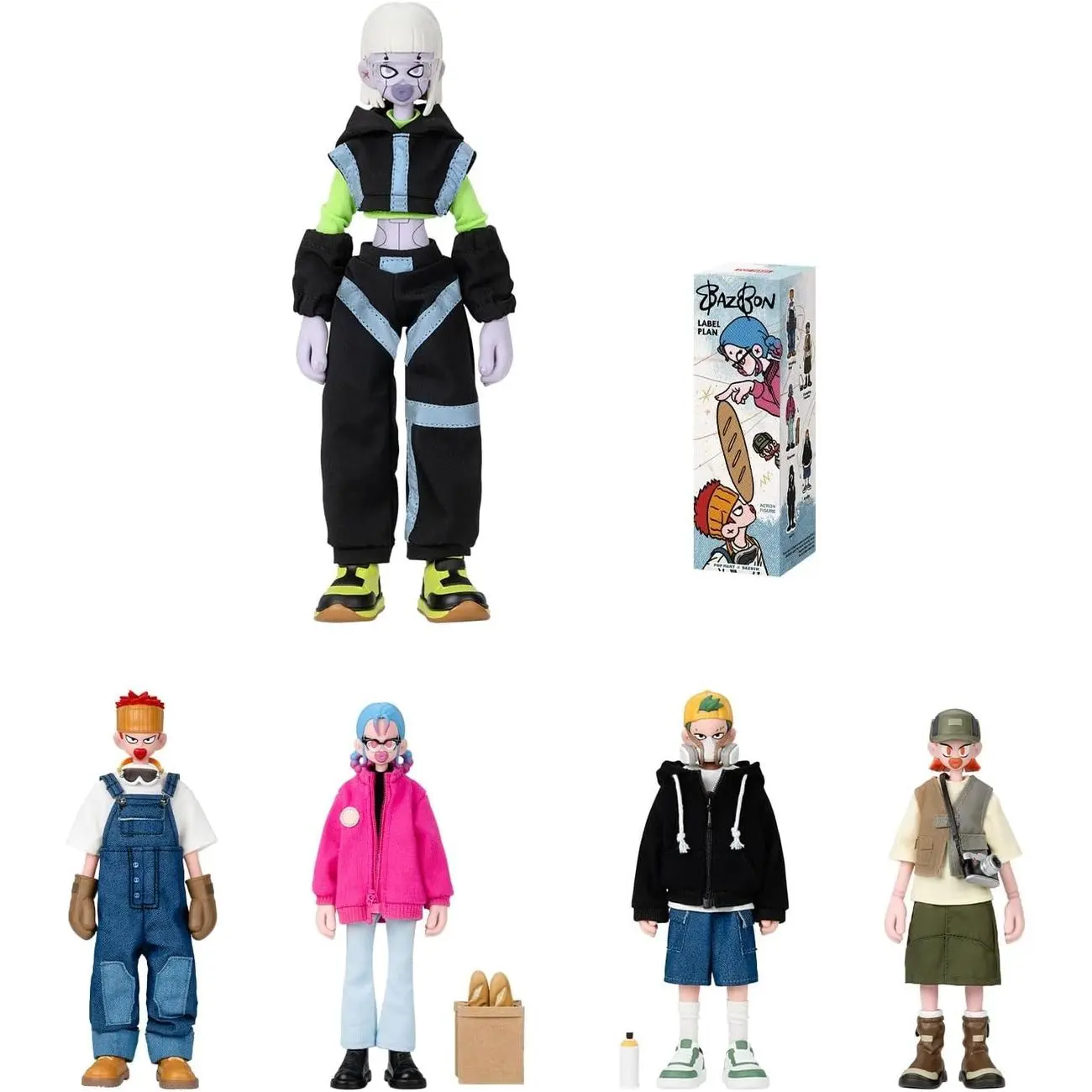 Exclusive Anime Action Figure Set - Collectible Characters with Unique Accessories