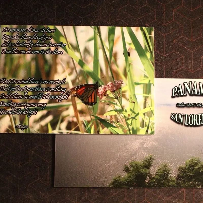 Crown's Kingdom Photography Postcards 4 Pack - Send to Loved Ones Friends Family Collectible Cards Featuring Nature Scenes & Beautiful Poetry
