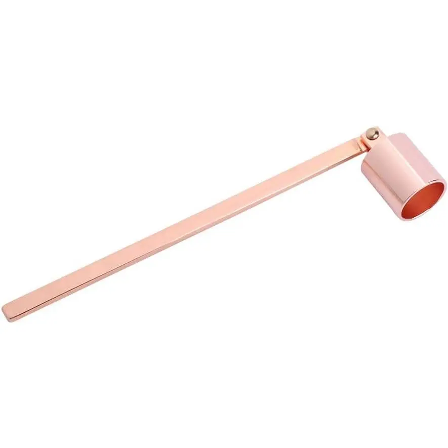 Candle Snuffer, Candle Extinguisher Stainless Steel Elegant Stopper with Long Handle for Safe Wick Flame Extinguishing, 4 Colors