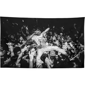 Rapper Tapestry Carti Tapestries Suitable For Indoor Decorate Decoration Linen
