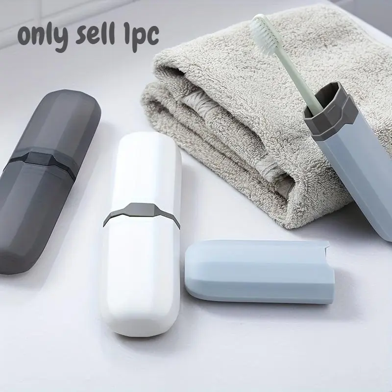 1PC Portable toothbrush box, travel toothbrush box, cutlery box, pencil box, toothbrush and toothpaste storage box, Toothbrush Holder