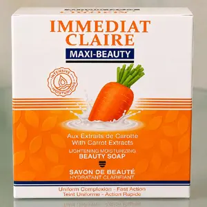 Immediat Claire Maxi-Beauty Moisturizing Beauty Soap with Carrot Extract – 200g