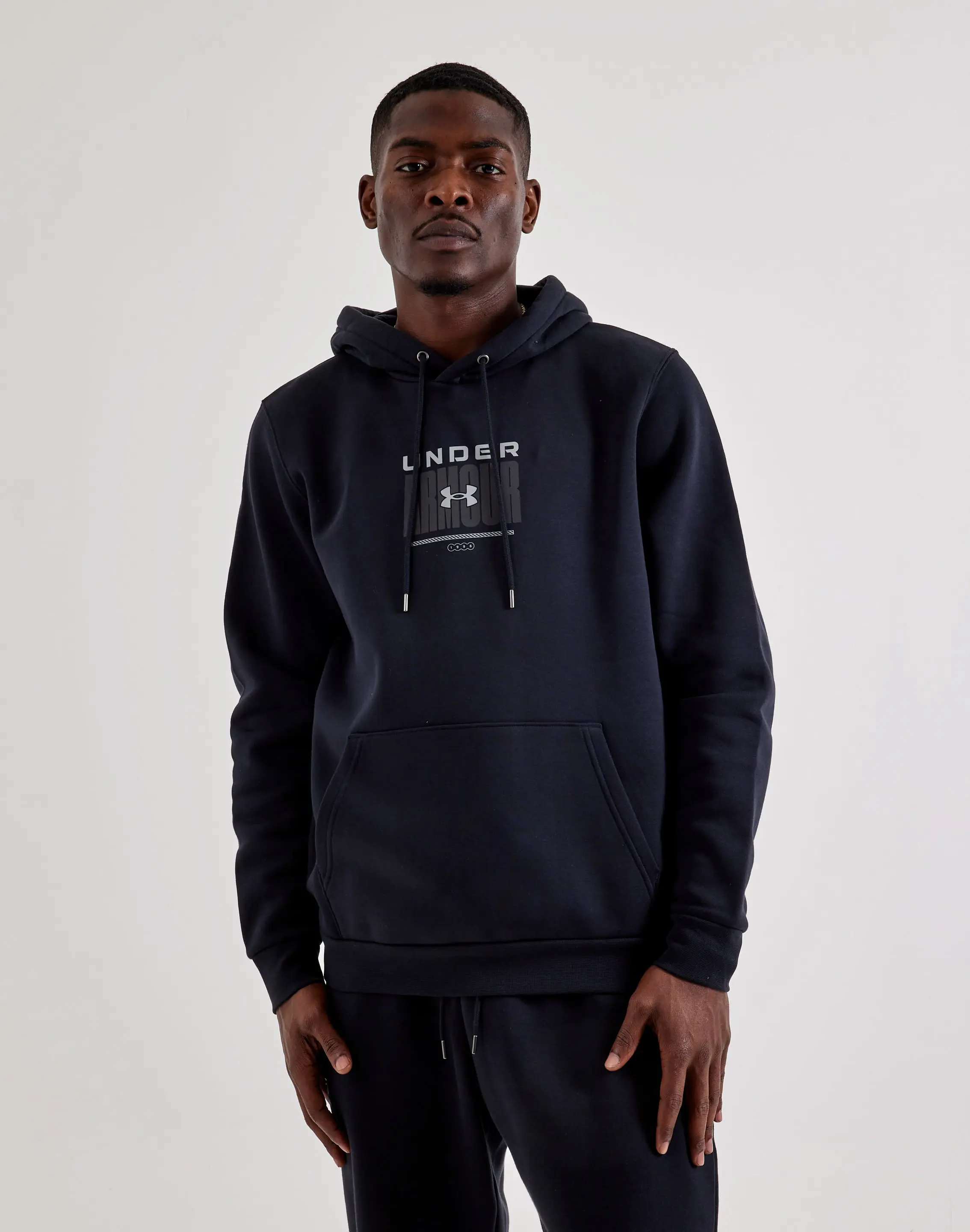 Mens Under Armour Reflective Icon Fleece Hoodie