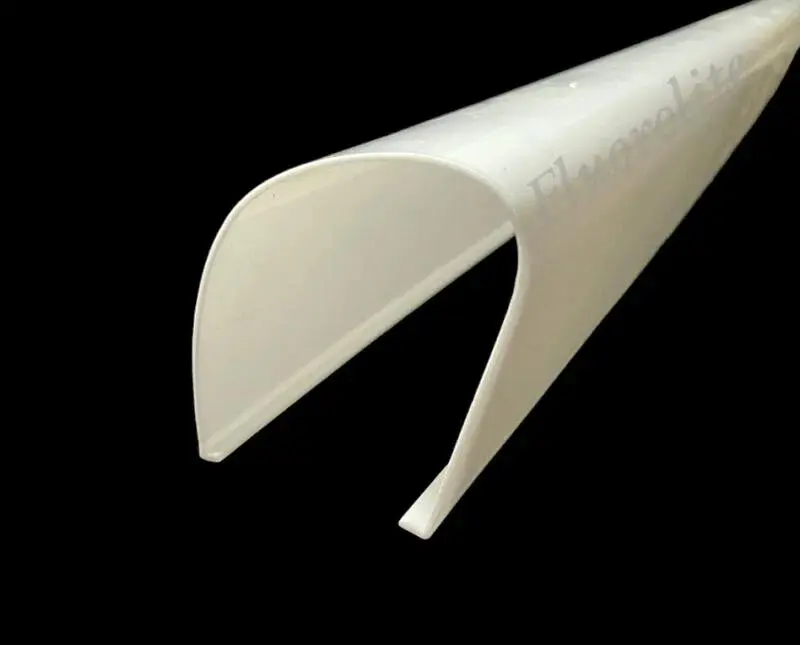 F-1051: Bathroom Vanity Light Cover Replacement | W: 3 1/8" x H: 3 9/16" | White Acrylic