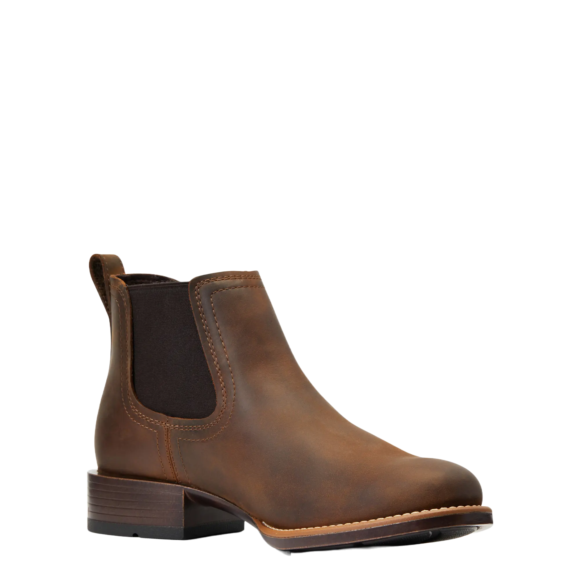 Ariat Men's Booker Ultra Distressed Brown Round Toe Boots 10040374