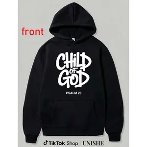 Faith-Based Christian Hoodie with Psalm 23 – Long Sleeve for Children