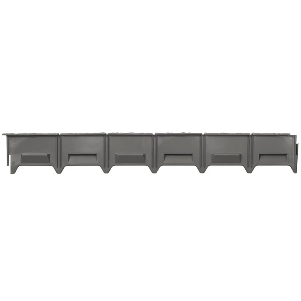 212 MAIN Versa Edge Plastic Poundable Landscaping Edging, 3 ft x 5.25 in Black Outdoor - 36-Pack, Outdoor Edging