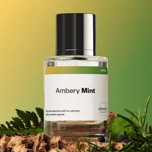 Ambery Mint, Dossier, Men Perfume, Eau de Parfum, 50ml, Mint, Green Apple, Lemon, Cedarwood, Vetiver, Vanilla, Amber, Tonka Bean