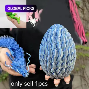 1set 3D Printed Giant Dragon Egg Set, Home Decor, Home Decor Ornaments, Desktop Ornament, Halloween Christmas Gift, Birthday Gift, 3D Printed Statue #GLOBAL PICKS