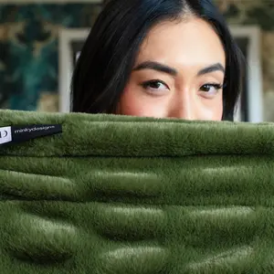 Moss Green Minky Blanket