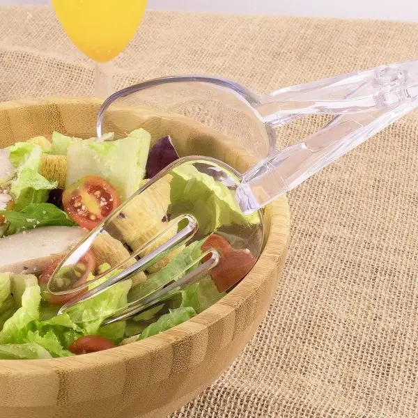 [24 ct] 11" Plastic Serving Salad Tong | PS