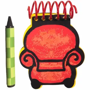 Handcrafted Handy Dandy Inspired Joe's Notebook And Crayon