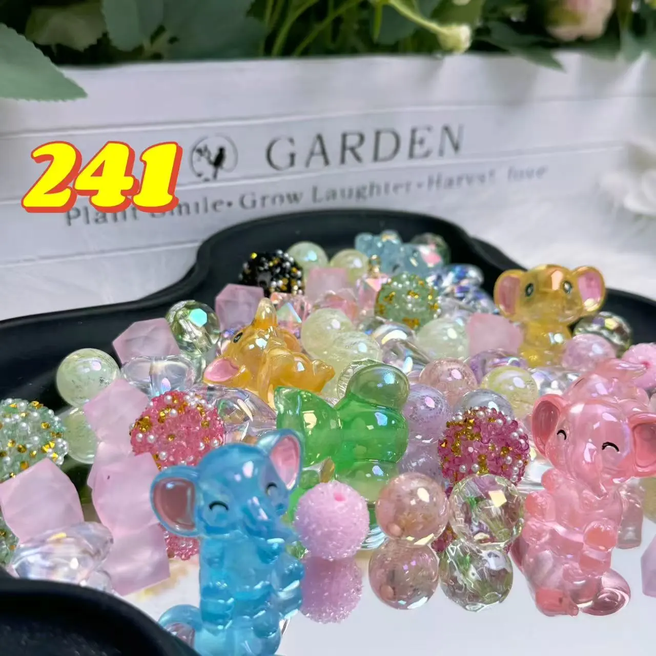 Rainbow-Daily New Arrivals |Acrylic Bead Mix for DIY Craft Beadable Pen Bracelets Phone Charms Necklaces Versatile Use