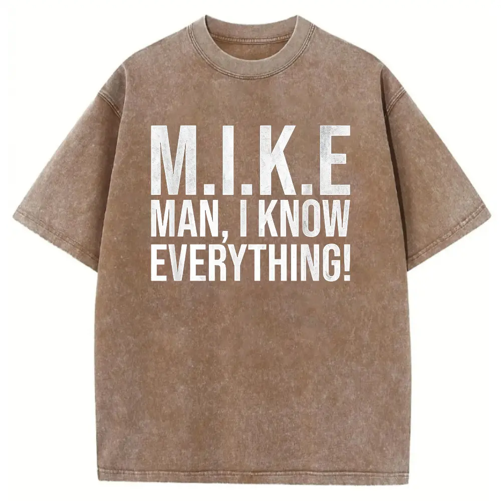 Washed T-shirt-Coffee