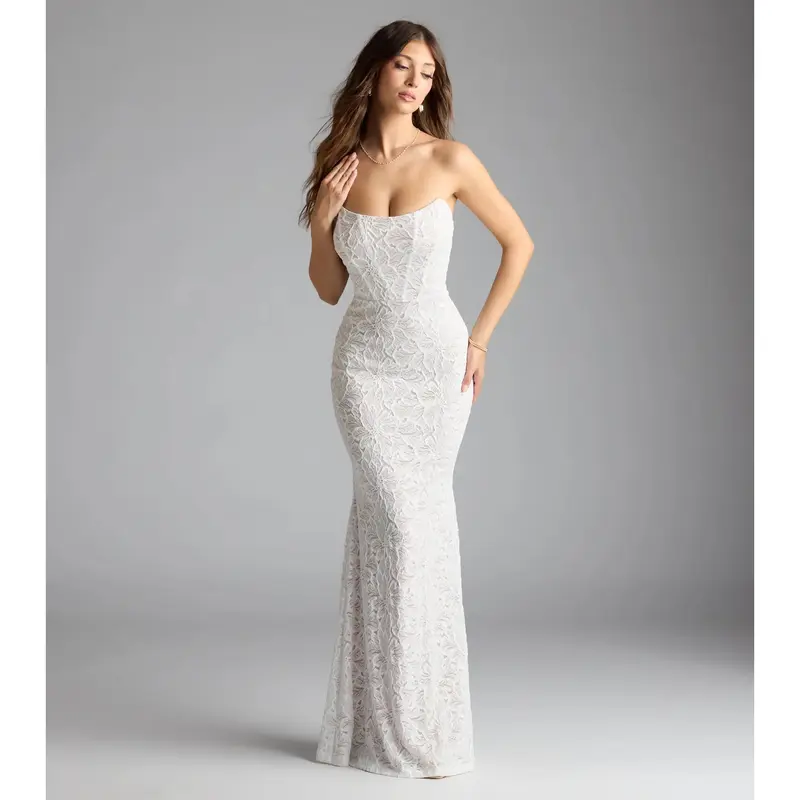 slim fit dress slacks Allover Crystal Rhinestone Black Corset Long See-through Prom Dress main image 0