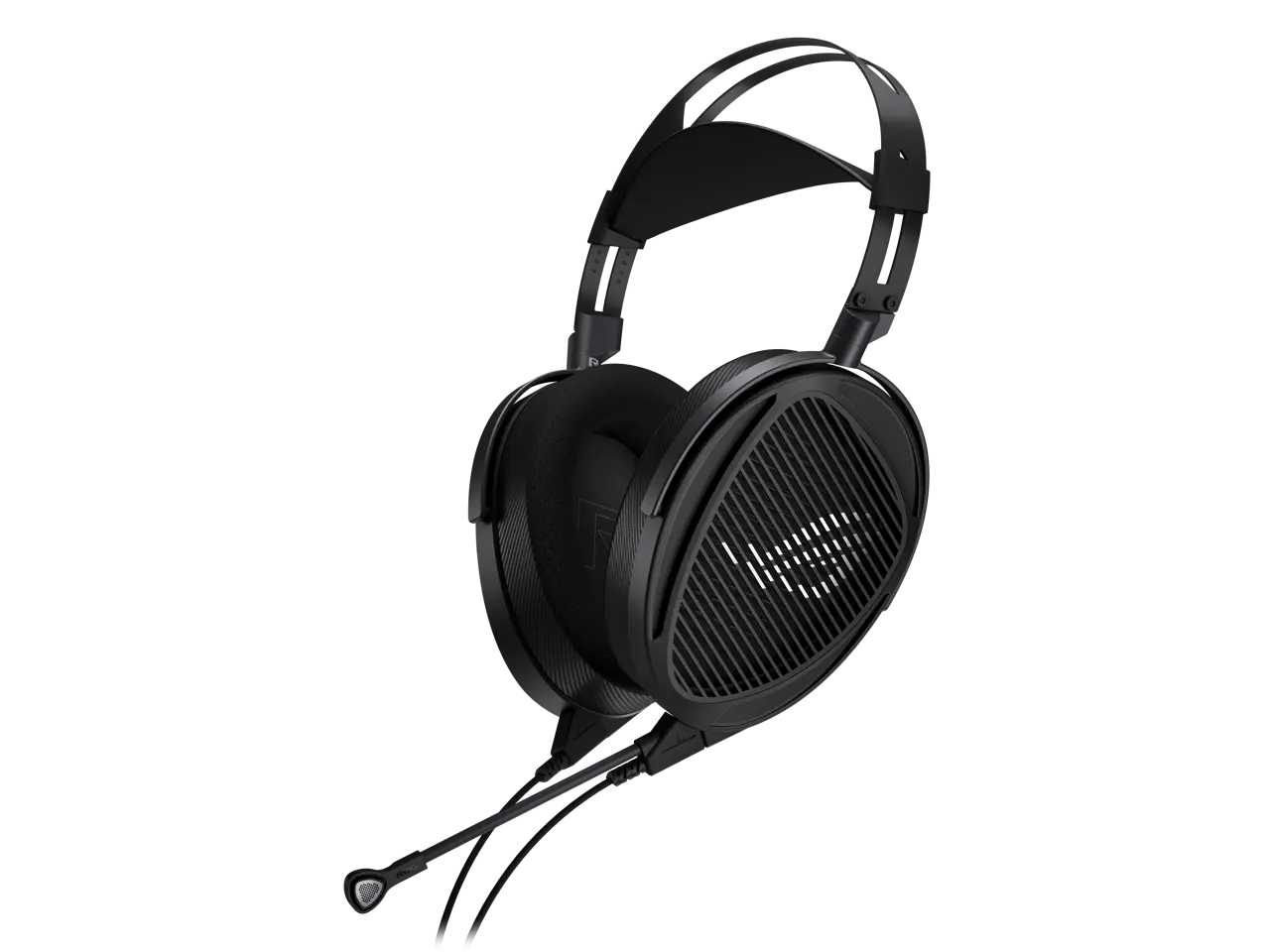 ASUS ROG Kithara Audiophile Open-Back Wired Headphones with Mic – ROG-Tuned HIFIMAN Planar Magnetic Drivers, Adjustable Headband, Extra Ear Cushion, Compatible with DACs, Amps, PC, Console, Mobile