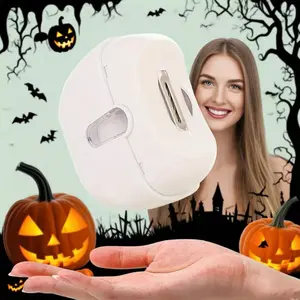 Portable Electric Nail Clipper, Automatic USB Rechargeable Nail Trimmer with LED Light, Nail Care Tool for Home, Office, Travel