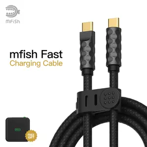 mfish USB 4 Cable, 240W Full-featured Type-C Cable, PD Fast Charging, Adapts to Apple iPad Notebook USB4 Devices Plug Electronic Cellphone Fast USB-C