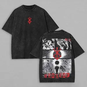 Berserk Printed Unisex Washed T-Shirt109