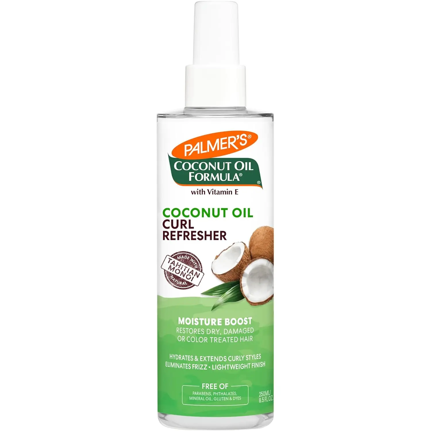 Coconut Oil Formula Moisture Boost Curl Refresher Spray, 8.5 Ounce