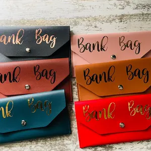 Bank Bag, Bank Run Wallet, Cash Envelope