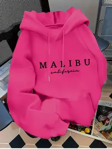 Women's Casual Fashion Round Neck Long Sleeve Letter Print Loose Sweatshirt, Comfortable and Stylish Pullover for Daily Wear