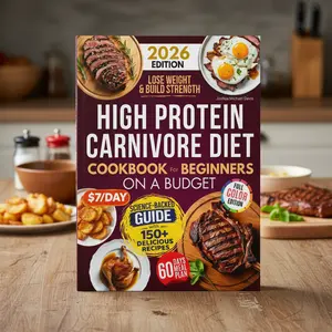 High Protein Cookbook for Everyday Meals | Carnivore Diet Recipes, Simple Cooking Guide & 60-Day Meal Plan