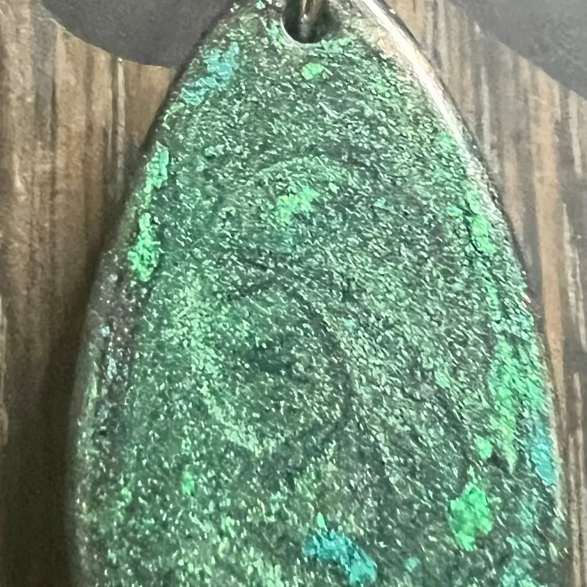 Hand made resin pendant