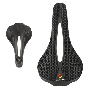 Wheel Track 3D Printed Carbon Fiber Road & Mountain Bike Honeycomb Saddle Seat Cushion