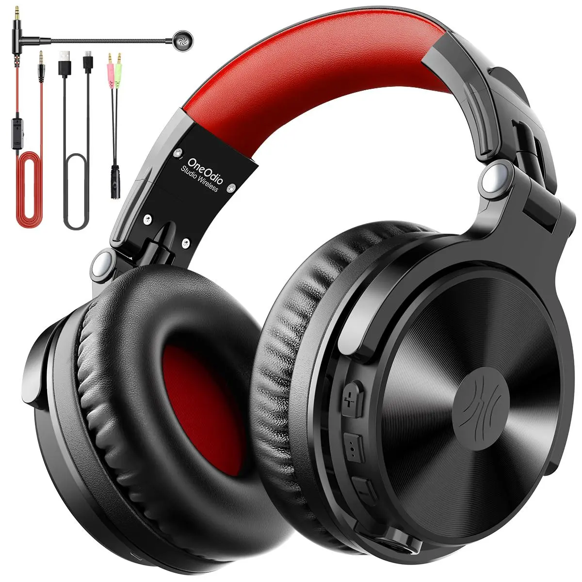 OneOdio Over-ear Wireless Headphone, Wireless Bluetooth-compatible Headset with Microphone, Stereo Sound Gaming Headset, Karaoke Headset for PC, Laptop, Tablet, Smart Phone, Wireless Audio Headphones