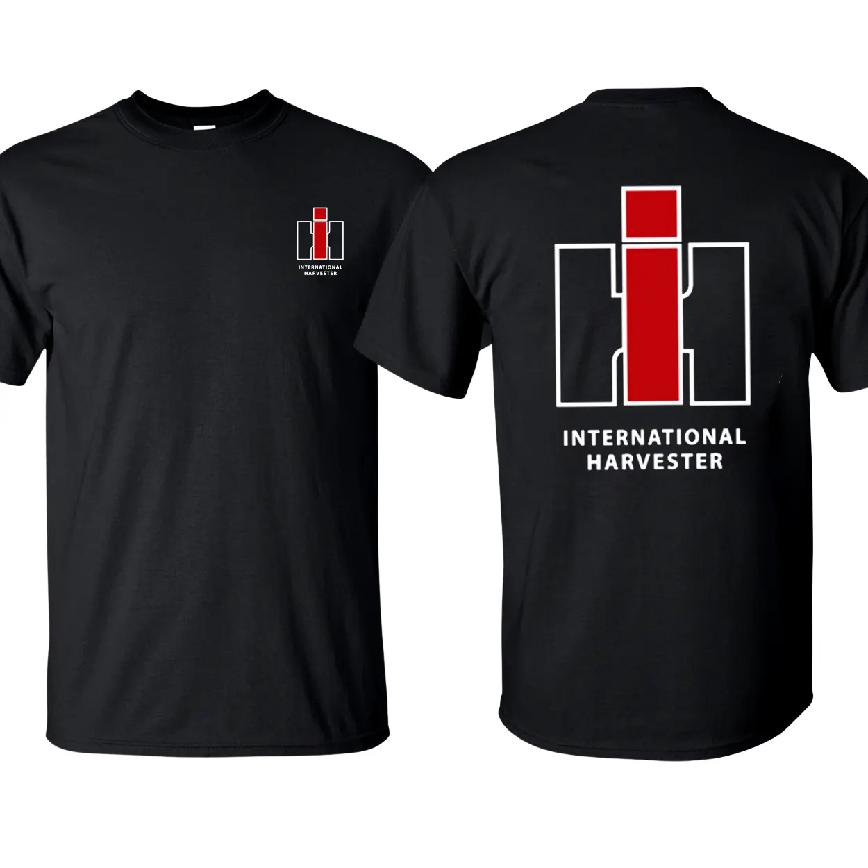 International Harvester T-Shirt Vintage Tractor Cotton Short Sleeve Farm Wear For Him For Her