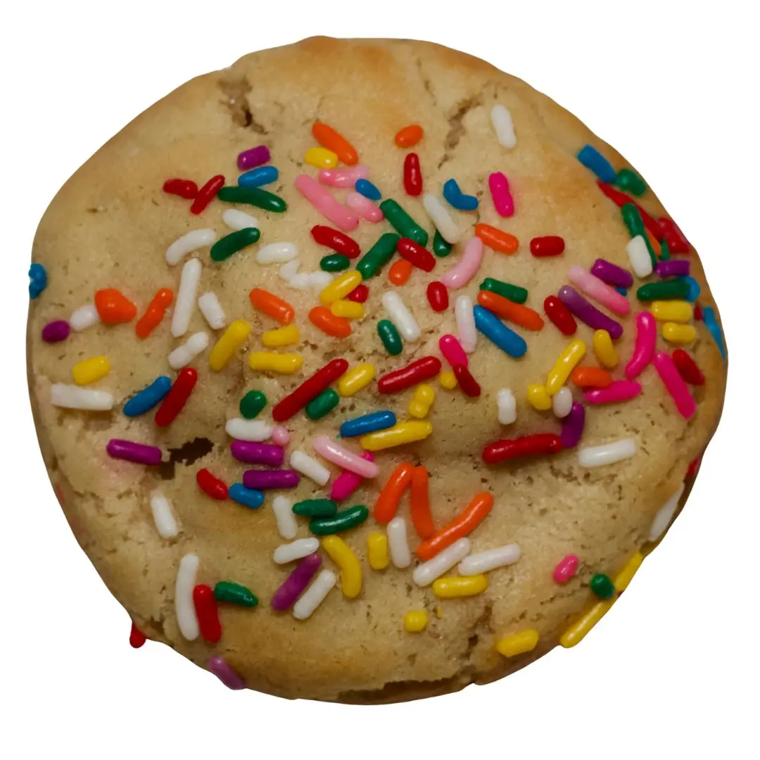bake the Cookie Shoppe No Chip with Sprinkles Cookie, Snack, Food, Sugar, Soft Baked Cookies