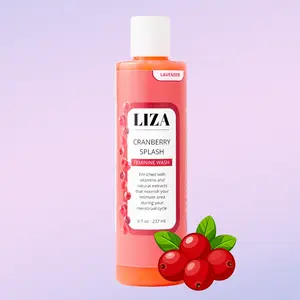 Liza Cranberry Splash Wash - Lavender Full Body Wash 8 oz - Calm & Gentle Care with Hydrating Oils - Soft Smooth Skin - Relaxing Lavender Scent