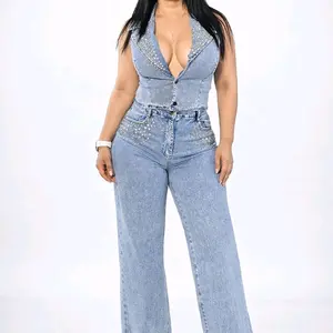 Set Denim Glam Brillos Elegance