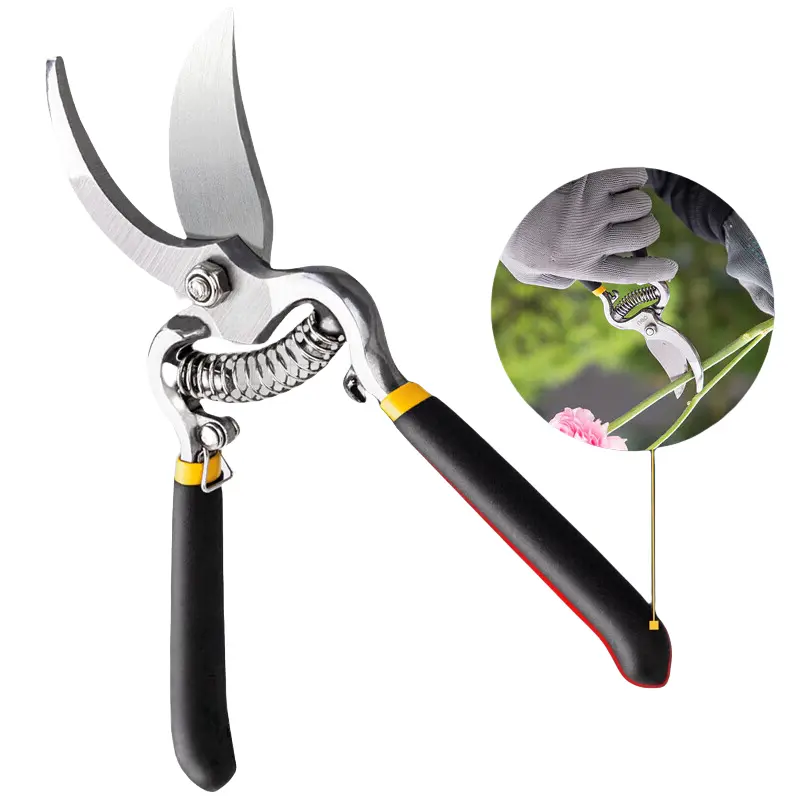 Heavy-Duty Garden Pruning Shears - Hand Cutting Tools for Outdoor Maintenance, Plant Trimming, Flower Shaping, Shrub Grooming, Tree Trimmer