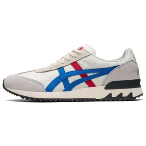 Onitsuka Tiger California 78 EX Retro Sneakers: Slip-Resistant, Durable, Lightweight Low-Top Casual Shoes for Men and Women in Cream Gray