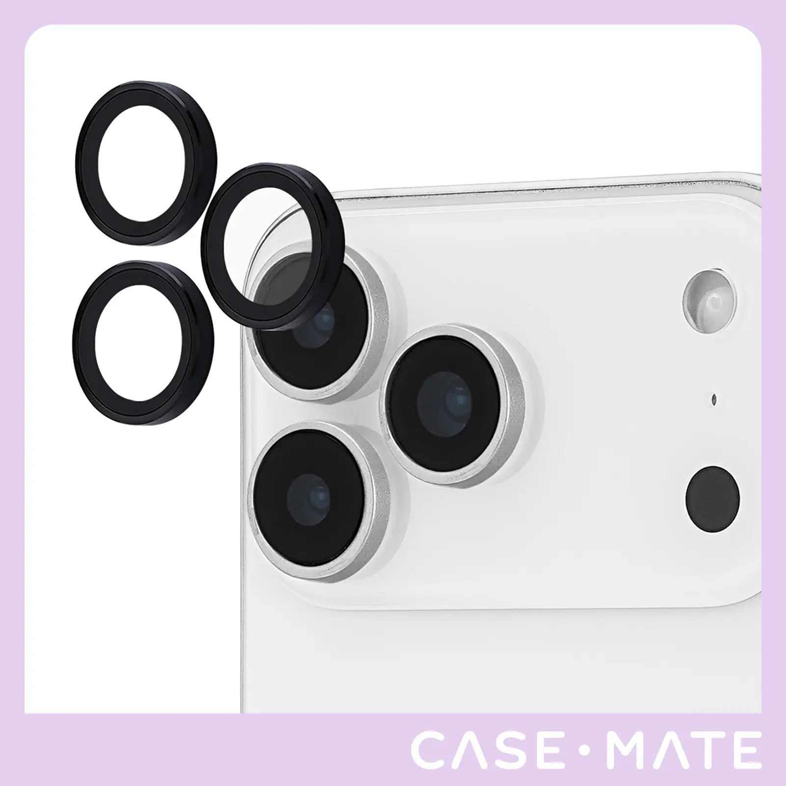 Camera Lens Protector Black - iPhone 17 Pro / 17 Pro Max