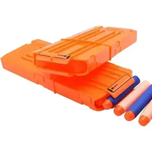 HOTBullet Clips 4 Pack 12-Darts Quick Reload Clips Magazine Clips For Nerf N-Strike Elite Blaster(Orange)